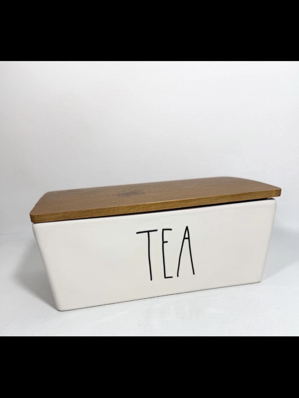 HTF Rae Dunn ceramic tea box